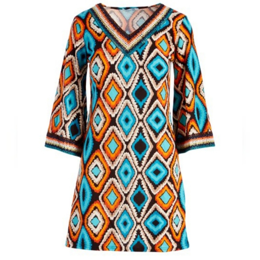 NWT Retro Geometric Dress